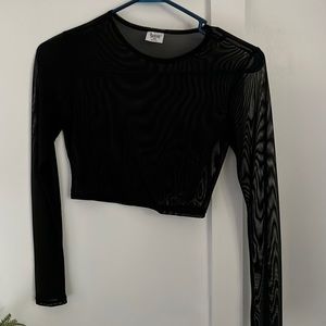 Mesh crop top